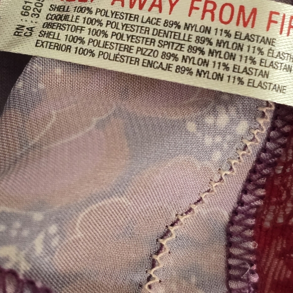 NWT Free People Intimately Free Floral Satin Lace Cami Eggplant XS Boho Romantic - Picture 14 of 16